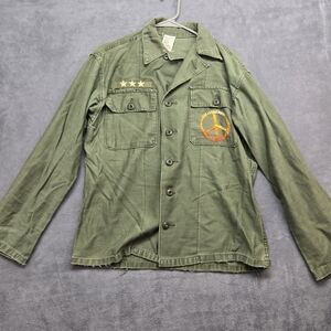 I Stole My Boyfriends Shirt ISMBS Green Embroidered Vtg Repurpose Army Jacket L?